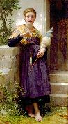 Adolphe William Bouguereau Spinner Spain oil painting artist